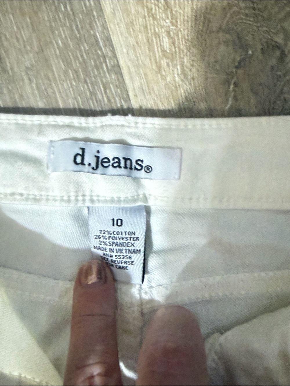 d. jeans White High Waist Skinny Boot Jeans - Picture 8 of 8